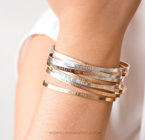 Bracelet Cuff, Personalized